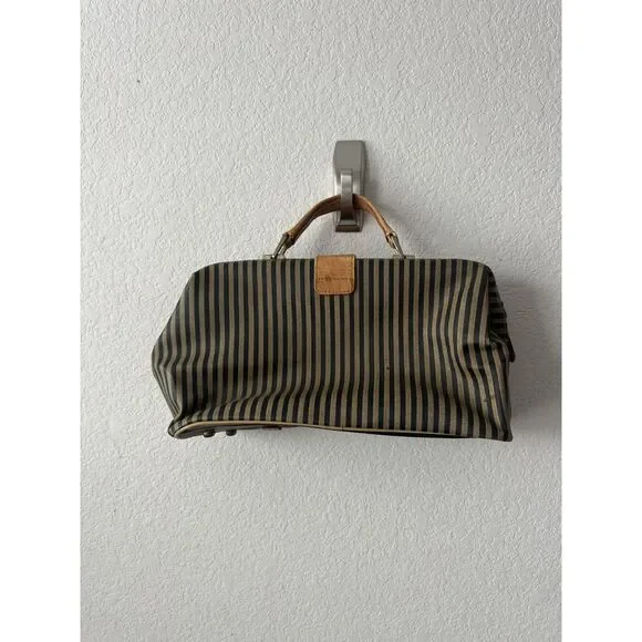 Fendi Vintage Leather Trim Doctor's Bag - Picture 2 of 11